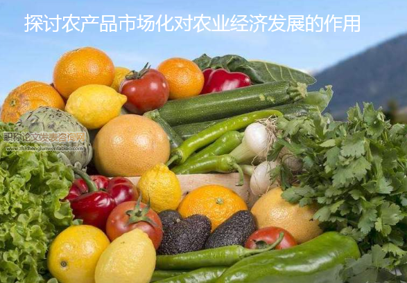 探討農(nóng)產(chǎn)品市場化對農(nóng)業(yè)經(jīng)濟(jì)發(fā)展的作用